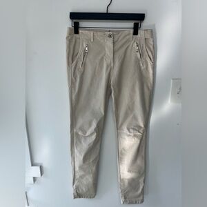 Angela Mara cotton pants made in Italy NWT